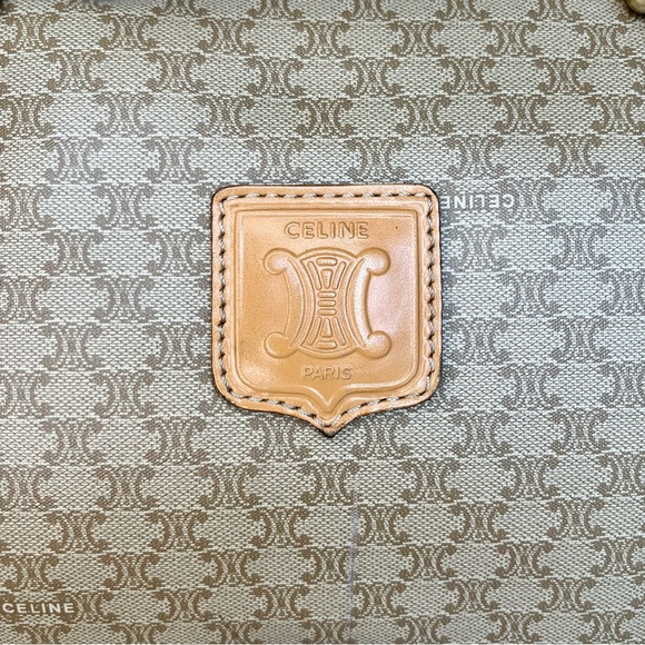 Celine Macadam Monogram Beige Boston Handbag - Picture 12 of 17